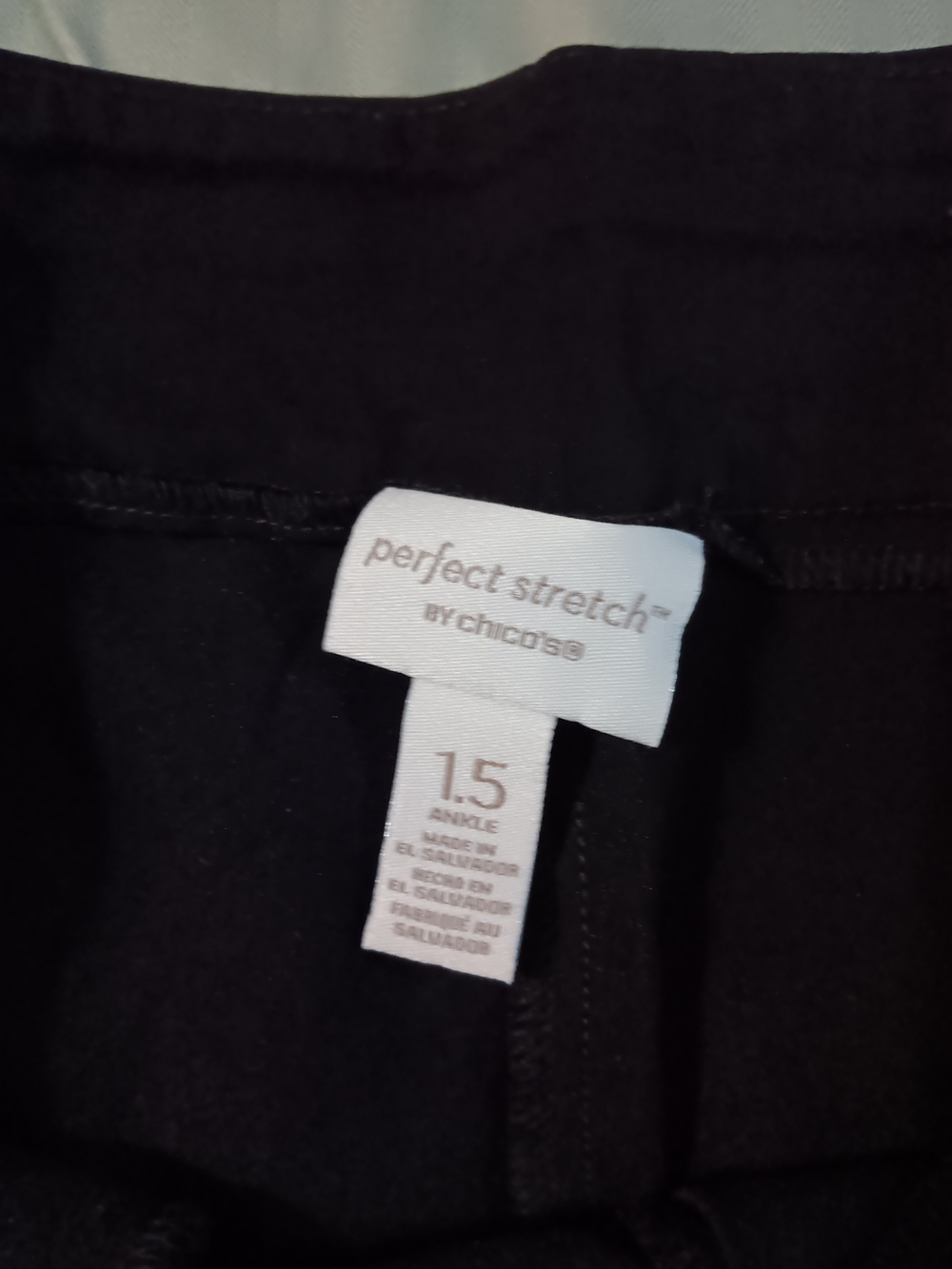 Chico's Perfect Stretch Ankle Pants in Black